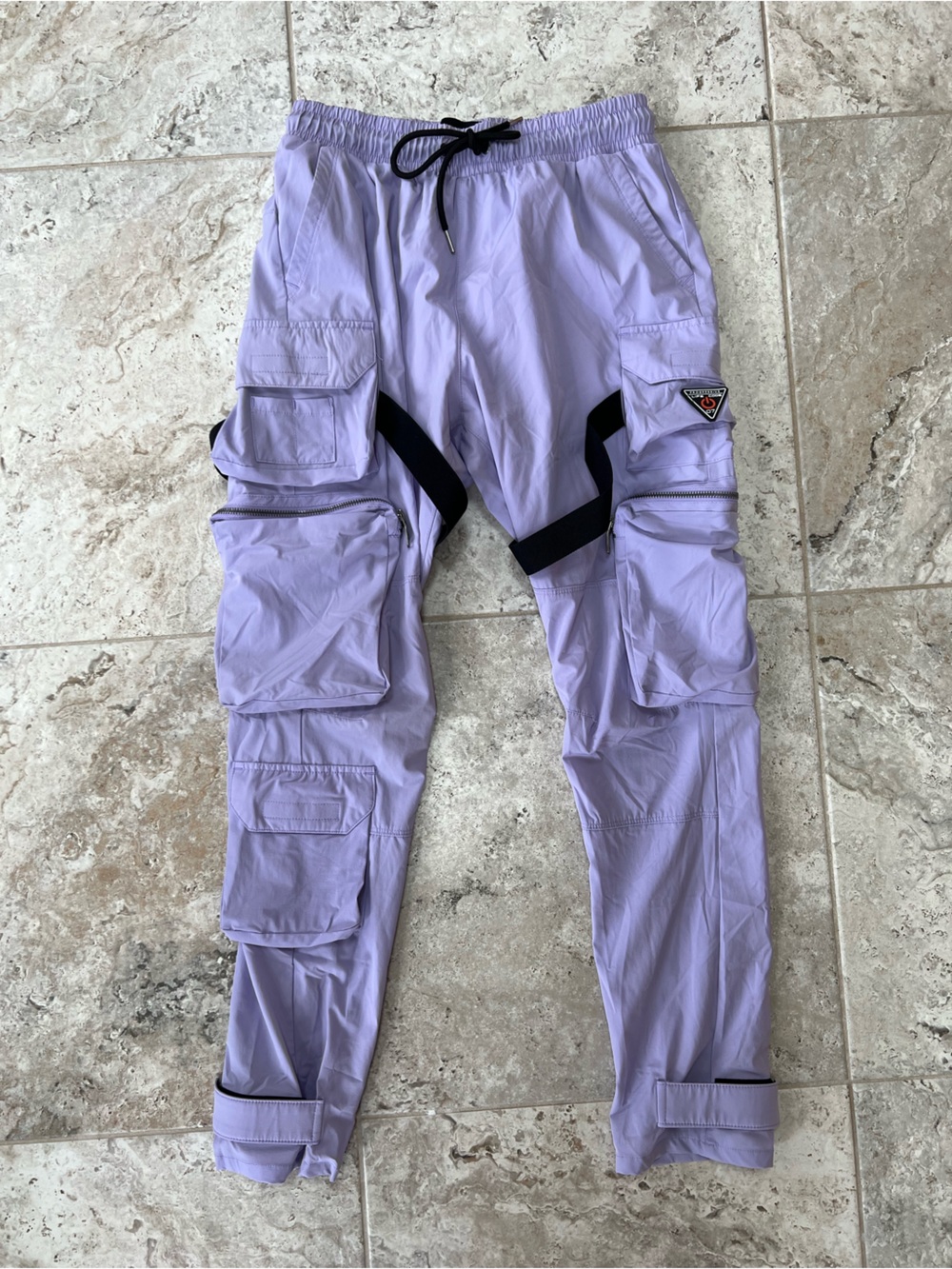 Life Code Progressive Cargo Pants w/ Straps, Lavender Light Purple, M - Picture 13 of 13